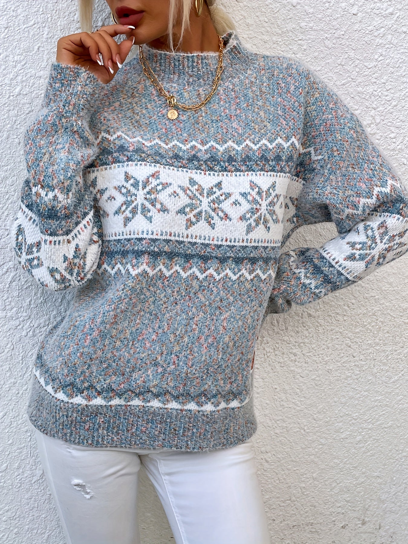 Pull Hiver Flocon